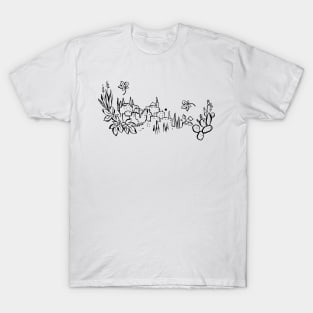 Mediterranean Village Fig tree T-Shirt